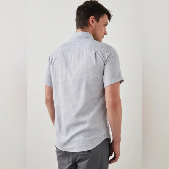 Rails Men’s Fairfax Shirt- Amazon Sun Blue - Picture 5 of 6